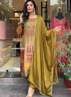 Kalaai Silk Handwork Printed Kurti With Bottom Dupatta Wholesale Market In Surat
