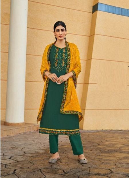 Kalarang Jannat Fancy Festive Wear Embroidery Designer Salwar Kameez Catalog