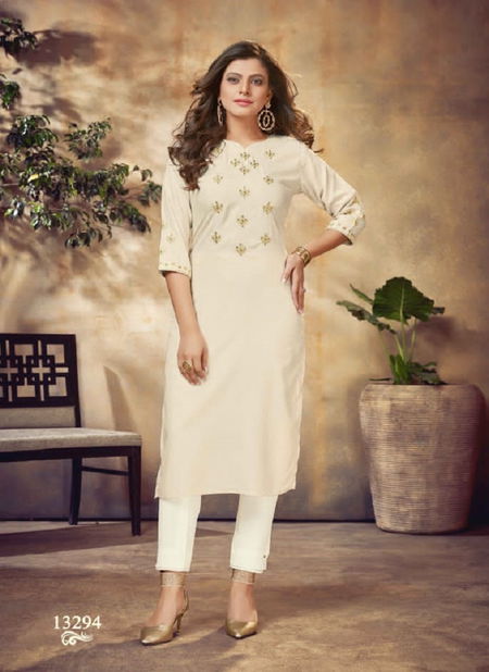 Kalaroop Adhira New Fancy Wear Embroidery Designer Kurti Collection Catalog