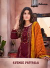 KALAROOP AVENUE PATIYALA Latest Fancy Casual Wear Heavy Flex Rayon With Embroidered Work Readymade Salwar Suit Collection