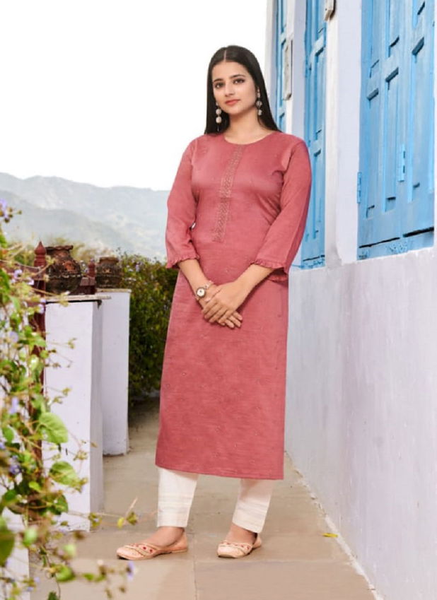 Kalaroop Kaira New Designer Party Wear Rayon Latest Kurti Collection