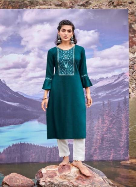 Kalaroop Kites 3 Fancy Party Wear Embroidery Latest Kurti Collection Catalog