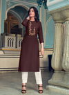 Kalaroop Lily 20 Fancy Wear Embroidery Ethnic Wear Designer Kurtis Collection
