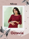 KALAROOP OCTAVIA VOL-7 Latest Fancy Festive Wear Lining Silk With Fancy Hand Work Kurtis With Bottom Collection