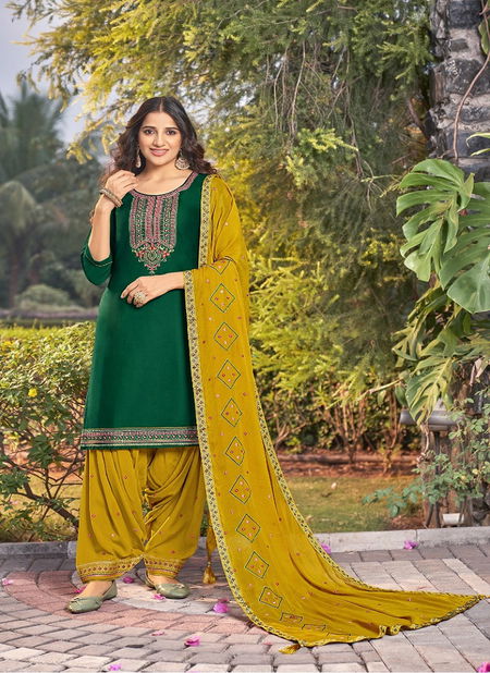 Kalaroop Of Patiyala Vol 35 Heavy Jam Silk Kurti Bottom With Dupatta Catalog
 Catalog