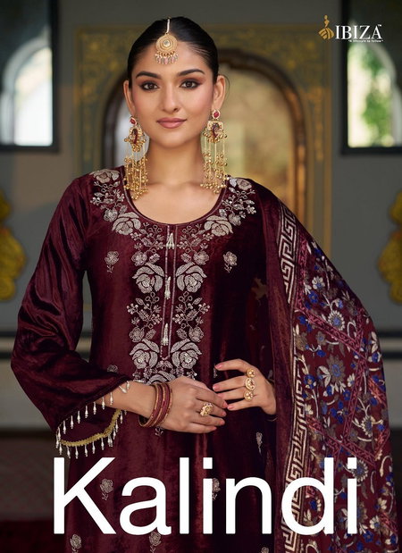 Kalindi By Ibiza Viscose Velvet Wholesale Designer Salwar Suits Suppliers In Mumbai
