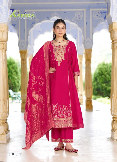 Kalisha Vol 3 By Karissa Viscose Kurti With Bottom With Dupatta Wholesale In Surat