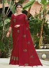 Kalista Kashmiraa Exclusive Festive Wear Designer Chinon Pata Fancy Saree Collection
