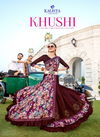 Kalista Khushi Latest Designer Party Wear Wedding Wear Flur Border Vischitra Silk Saree Collection 