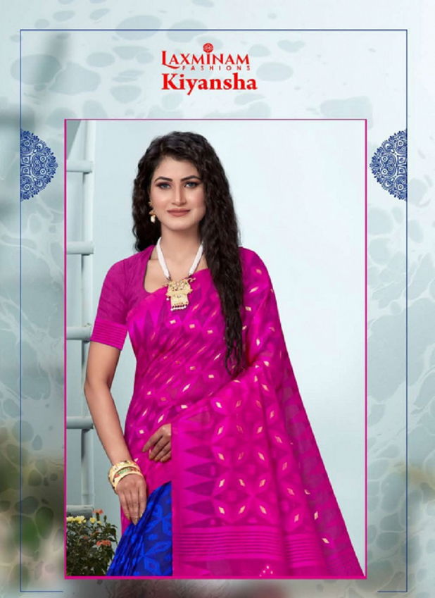 Kalista Kiyansha Casual Wear Cotton Silk Designer Saree Collection
