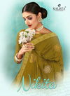 Kalista Nikita Latest Fancy Party Wear Designer Chiffon Embroidery Saree Collection

