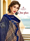 Kalista One Plus Latest Designer Party Wear Frill Design Vichitra Silk Saree Collection 