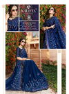 Kalista Ruaab Latest Designer Festive Wear Embroidery Work Georgette And Vichitra Silk Saree Collection 