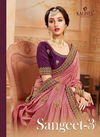 KALISTA SANGEET VOL-3 Designer fancy Wedding Wear Embroidered Work Pallu With Less Saree Collection