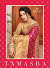 Kalista Tamasha Heavy Designer Festive Wear Embroidery Worked Vichitra Silk Sarees Collection

