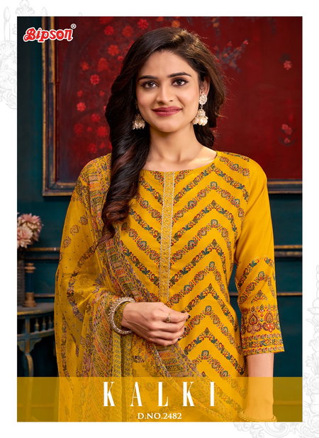 Kalki 2482 By Bipson Pure Modal Printed Dress Material Wholesale Shop In Surat
