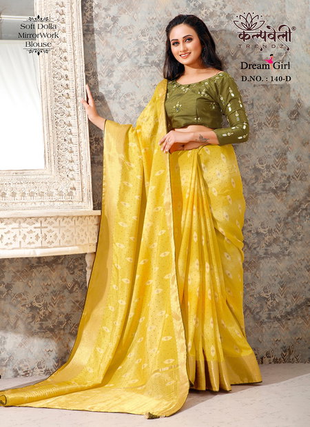 Kalpatru Dream Girl 140 Soft Dolla Designer Sarees Wholesale Market In Surat