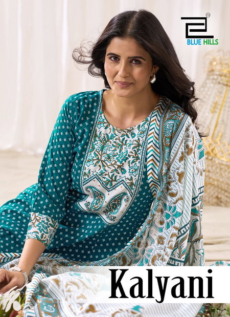 Kalyani By Blue Hills Rayon Printed Kurti With Bottom Dupatta Wholesale Online
