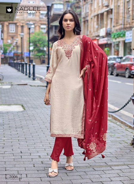 Kanak By Kadlee Viscose Wholesale Kurti With Bottom Dupatta In India