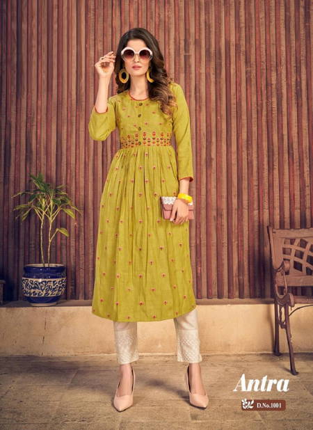 Kanasu Antra New Latest Ethnic Wear Designer Kurti Collection Catalog