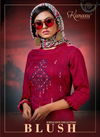 Kanasu Blush Exclusive Collection Designer Party Wear Heavy Rayon Kurti Collection