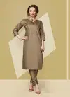 Kanasu Celebrity 2 Ethnic Wear Silk Designer Kurti With Bottom Collection