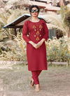 Kanasu Celebrity 3 Ethnic Wear Silk Designer Fancy Kurtis With Bottom Collection
