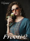Kanasu Frooti 2 Latest Fancy Designer Ethnic Wear Fancy Rayon Flair Kurtis Collection
