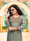 Kanasu Kia Ethnic Wear Rayon Designer Long Kurtis Collection
