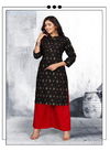 Kanasu Liril Fancy Ethnic Wear Rayon Printed Kurtis With Palzzo Collection
