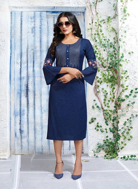 Kanasu Neem 2 Rayon Heavy Ethnic Wear Designer Kurti Collection Catalog