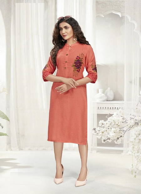 Kanasu Roohi 2 Rayon Fancy Wear Designer Latest Kurti Collection Catalog