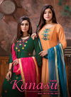 Kanasu Vol 2 Latest Designer Party Wear Anarkali Style Kurti With Dupatta 