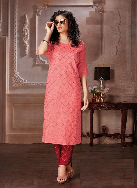 Kanasu Ziyaa 2 New Regular Wear Rayon Kurti With Pant Collection Catalog