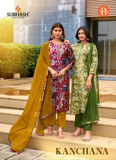 Kanchana By Sbs Modal Chanderi Kurti With Bottom Dupatta Suppliers In India