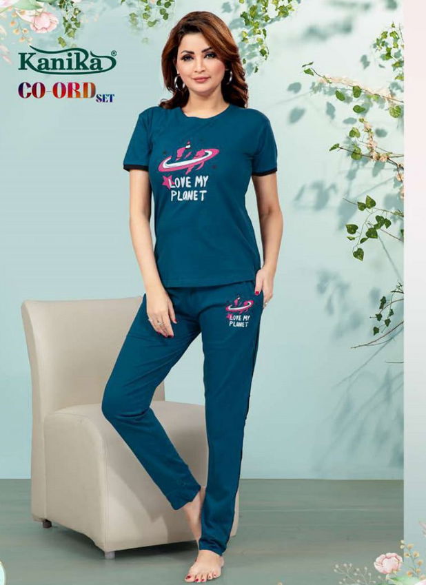 Kanika Co Ord Set Hosiery Cotton Night Suits Catalog
