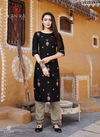Kanika Julite 3 Latest Fancy Designer Ethnic Wear Two ton Rubbly silk with Embroidery Work Kurti With Bottom Collection
