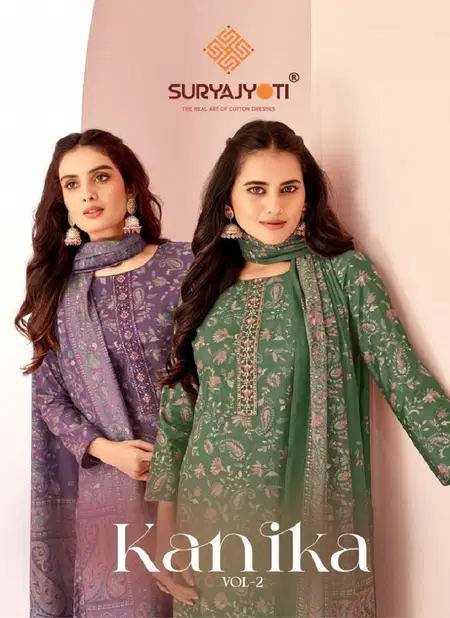 Kanika Vol 2 By Suryajyoti Modal Foil Printed Dress Material Wholesale Price In Surat
 Catalog