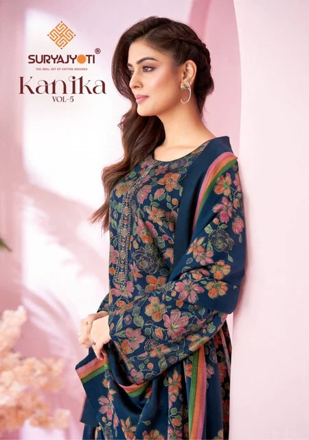 Kanika Vol 5 By Suryajyoti Modal Printed Dress Material Online Wholesale