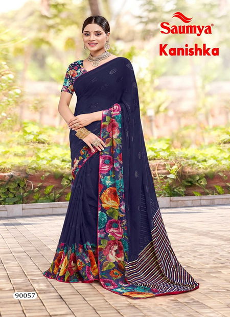 Kanishka By Saumya Luster Butta Designer Printed sarees Wholesale Shop In Surat Catalog