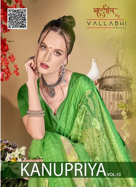 Kanupriya Vol 13 By Vallabhi Georgette Printed Sarees Suppliers In india