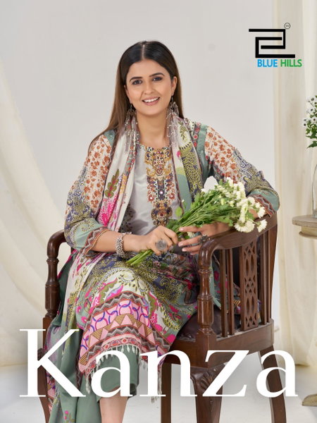 Kanza By Blue Hills Poly Crape Silk Kurti With Bottom Dupatta Wholesale Price In Surat