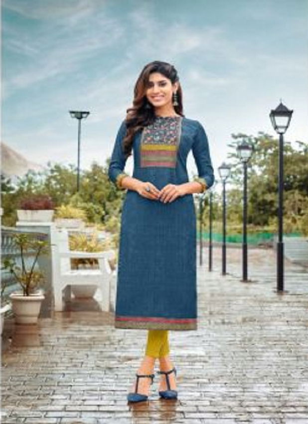 Kapil Trendz Kissmiss Ethnic Wear Wholesale Kurti Collection