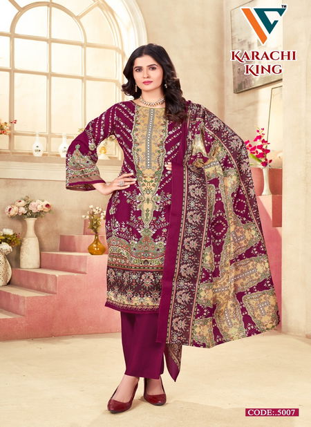 Karachi King Vol 5 By Vandana C Cotton Dress Material Wholesale Price In Surat
 Catalog