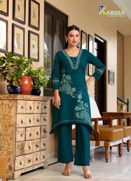 Amrita By Karissa Bombay Cotton Kurti With Bottom