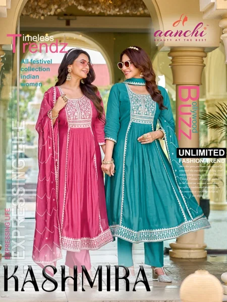 Kashmira Vol 1 By Aanchi Mul Cotton Anarkali Suit
