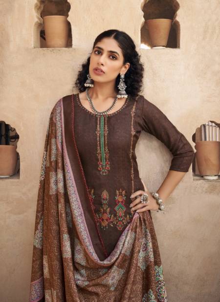 Kashmiri Shawal 2 By Sumyra Pashmina Dress Material