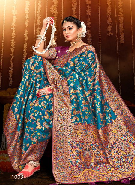 Kashmiri Silk Vol 1 By Saroj Designer Kashmiri Silk Saree Wholesale Price In Surat
 Catalog