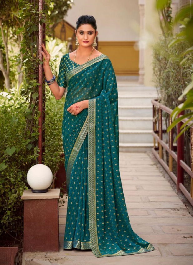 Kashvi Dhriti Printed Regular Wear Georgette Saree Collection