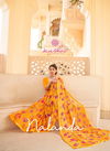 KASHVI NALANDA Fancy Casual Wear Georgette With Foil Printed Saree Collection